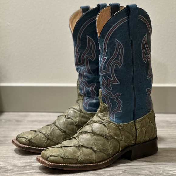 Anderson Bean Shoes Anderson Bean Olive Pirarucu Boots Poshmark